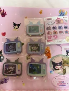 マイメロディ & クロミ netflix テレビ型 アクリル