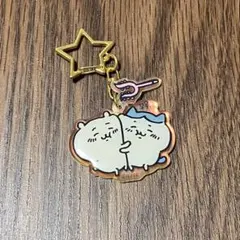 韓国限定　ちいかわ　くりまんじゅう　オーロラキーホルダー　ハチハレ　モモンガ