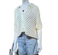 MOUSSY 新作crochet knit topsのサムネイル