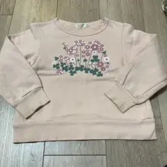 la poche biscuit 花柄 トレーナー