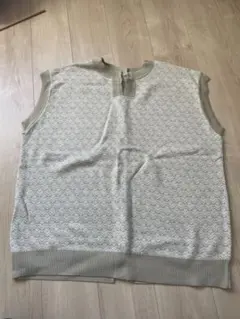 Samansa Mos2 ボタン付きニットベスト フリーサイズ