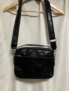 RRL ダブルアールエル レザー ショルダーバッグ ブラック 革　本日値下げ！のサムネイル