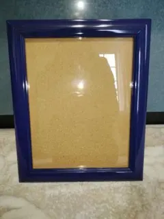 ネイビー プラスチック フォトフレーム A4サイズ