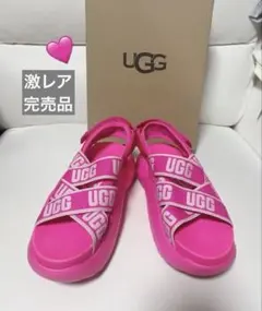 UGG ピンクサンダル　箱付き