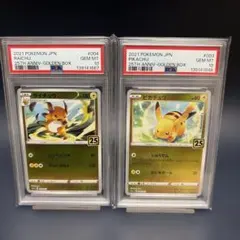 【PSA10 2枚セット】ピカチュウ&ライチュウ 25thプロモ