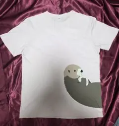 ラッコプリントTシャツ【無印良品】