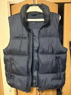 ZARA ブラック ダウンベスト L