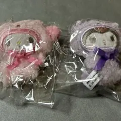 サンリオキャラクターズ　フィンガーパペット　マイメロディ　クロミ