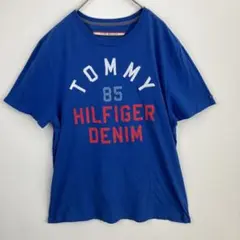 TOMMY HILFIGER 青 Tシャツ 85
