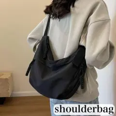 新品 ショルダーボディバッグ ブラック メンズ レディース オックスフォード布