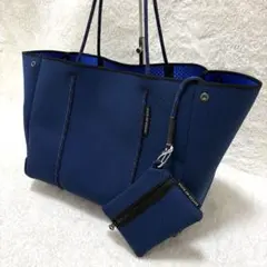 【極美品】ステートオブエスケープ フライングソロ トートバッグ ブルーのサムネイル