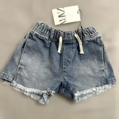新品　ZARA ショートパンツ　116cm デニム