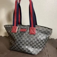 GUCCI 구찌 GG 크리스탈 셰리 라인 토트 백 131230