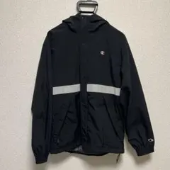【美品】チャンピオン リフレクター ナイロンパーカー 黒 ユニセックス M相当