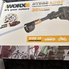WORX Hydroshot 20V コードレス高圧洗浄機バッテリー・充電器付きのサムネイル