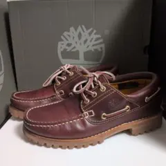 美品】Timberland デッキシューズ 3eye バーガンディ 26.5㎝ - メルカリ