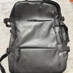 大容量、大収納ブラック ナイロン リュック