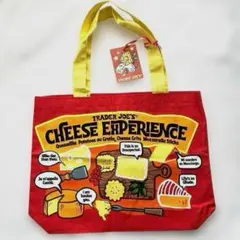 【未使用タグ付】TRADER JOE'S 布製トートバッグ 2025 チーズ柄