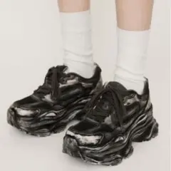 値引きok おじゃる丸　SLY AGING SNEAKER M 23.5 値引きok おじゃる丸様専用 SLY AGING SNEAKER M 23.5 - メルカリ