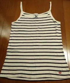 PETIT BATEAU　プチバトー　 ボーダー　 キャミソール 16ansのサムネイル
