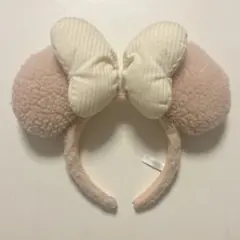 ディズニー　ミニー ボアカチューシャ
