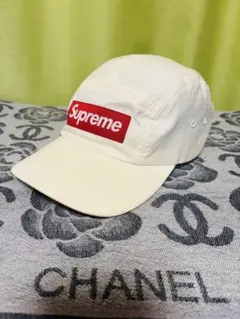Supreme Box Logo Satin fabric Camp Cap 白 - メルカリ