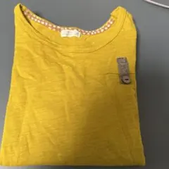 イエロー 長袖カットソー 110