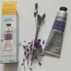 L'OCCITANE Lavender Hand Cream とドライフラワーのサムネイル