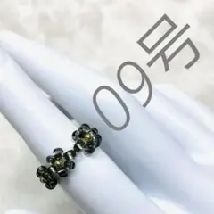006 【まとめ買い割引あり！！】　ビーズリング　ビーズ指輪　ハンドメイド