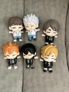 ごちそうさマスコット　ハイキュー　6点セット