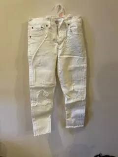 moussy ボトムス　白