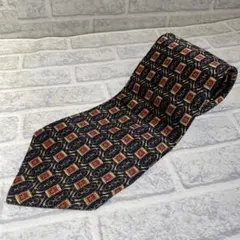 【美品】Valentino Gigli  総柄デザイナーズネクタイ