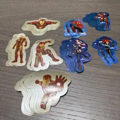 ディズニーランド香港　マーベルキャラクターシールセットのサムネイル