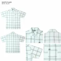 ホワイトプレイドL新品キャルトップチェックシャツCALTOPカルトップサイズ他有