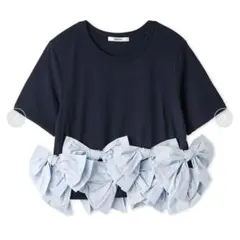 SNIDEL スナイデル　リボンドッキングTシャツのサムネイル