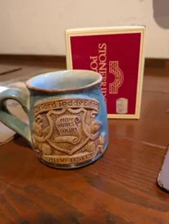 イギリス製　Oxford Teddy Bear エンブレムマグカップ