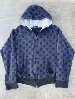 Fred Perry ジップパーカー　ドット柄　y2k