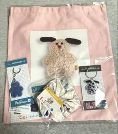 mojojojo くじ　トートバッグ　アクリル&刺繍キーホルダー　シュシュ