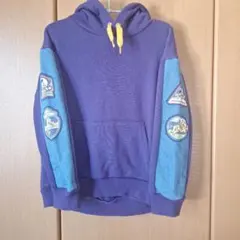 BABYDOLL パーカー 120cm 紫/青