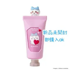 新品未開封Lovisiaちいかわマスコットハンドクリーム ハチワレ　ピンクブーケのサムネイル