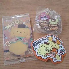 ひみつのアイプリ✕サンリオ　ポムポムプリン　アクリルキーホルダー