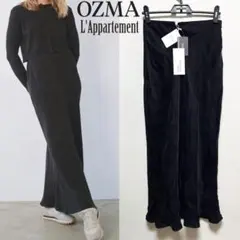 タグ付き未使用 アパルトモン OZMA キュプラ ロング スカート ブラックのサムネイル