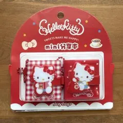 キティちゃん　海外限定　キーホルダーミニノート　サンリオ　チェック　②