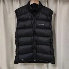 モンベル ライトアルパインダウンベスト L ブラック