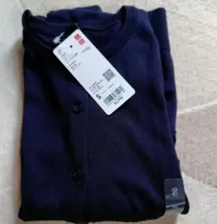 ☆ユニクロのUVカットクルーネックネイビー カーディガン Sサイズです^_^