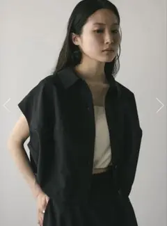 【stylemixer】フォルムショートベスト ブラック
