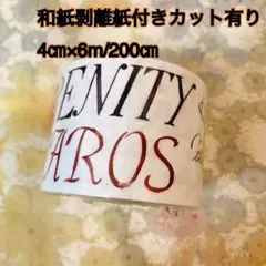海外マスキングテープ巻売り 手写字 英文マスキングテープ
