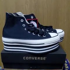 コンバース厚底スニーカー