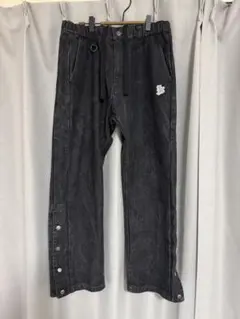 EXAMPLE エグザンプル デニムパンツ スナップボタン M - メルカリ