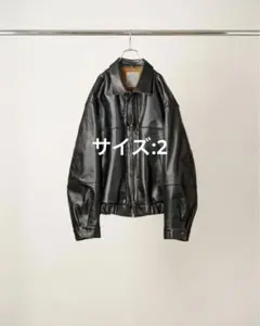 ANCELLM H.L TUCK JACKET BLACK サイズ2 - メルカリ